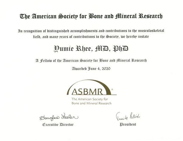 ASBMR Ambassador